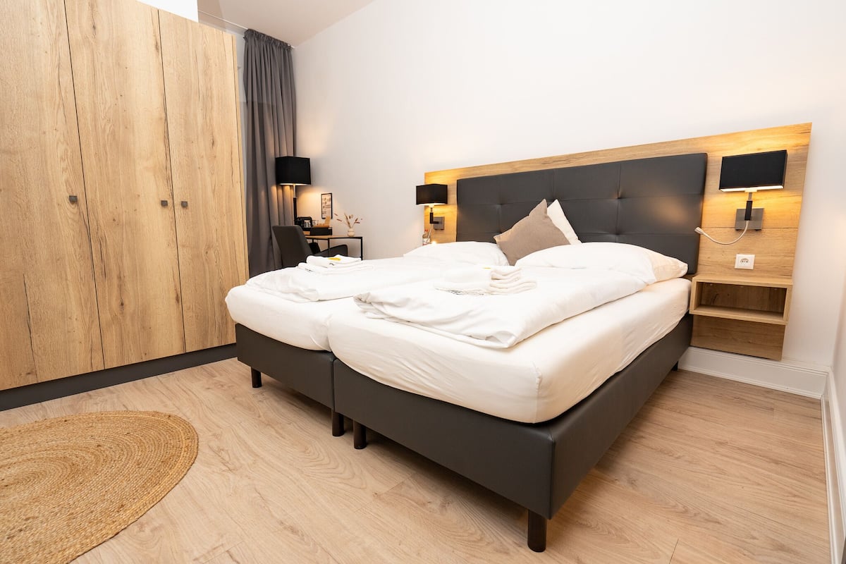 Deluxe tweepersoonskamer | 1 slaapkamer, gratis wifi, beddengoed