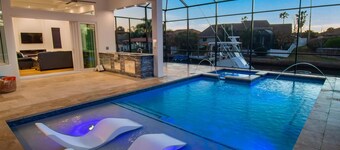 Luxury Canal Oasis w/ Heated Pool, Game Room & Private Dock