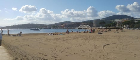 بالقرب من الشاطئ