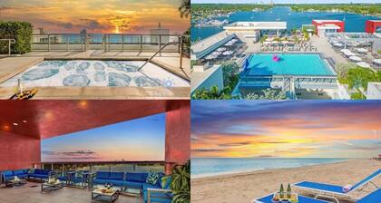 Front Bay View Terrace| Rooftop Pool| Near Beach