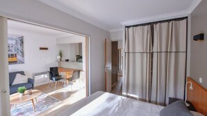 1 室のベッドルーム、アイロン / アイロン台、WiFi、ベッドシーツ
