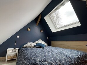 1 chambre, Wi-Fi gratuit, draps fournis