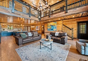 TV connectée, cheminée, jeux vidéo