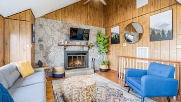 TV, fireplace, table football, offices