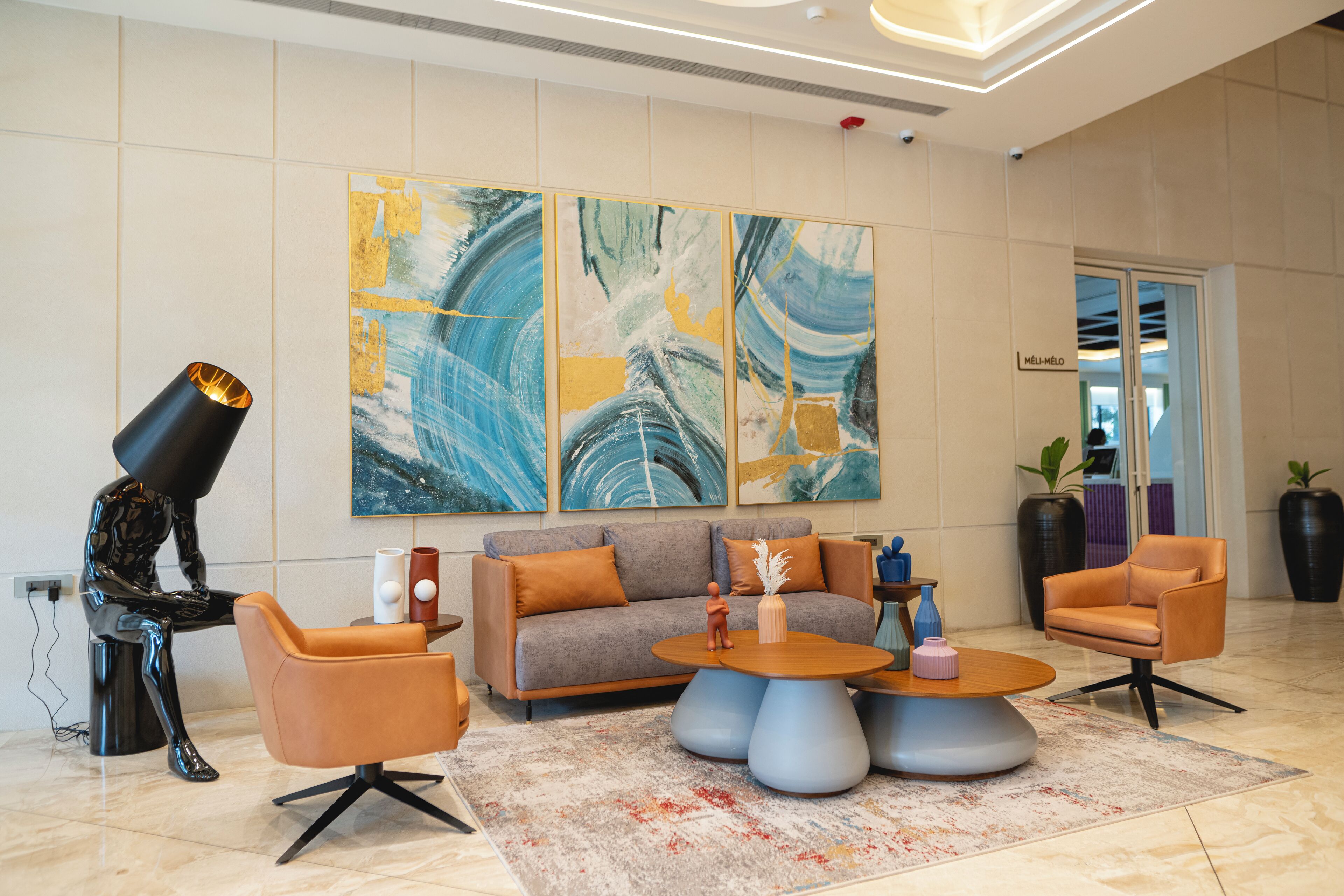 Sitzecke in der Lobby