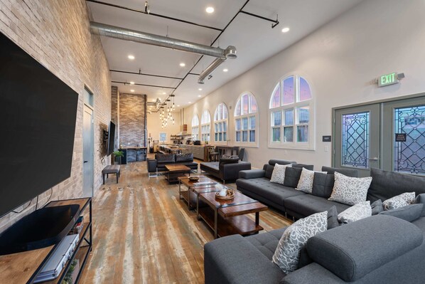 Smart TV, video games, stereo, offices