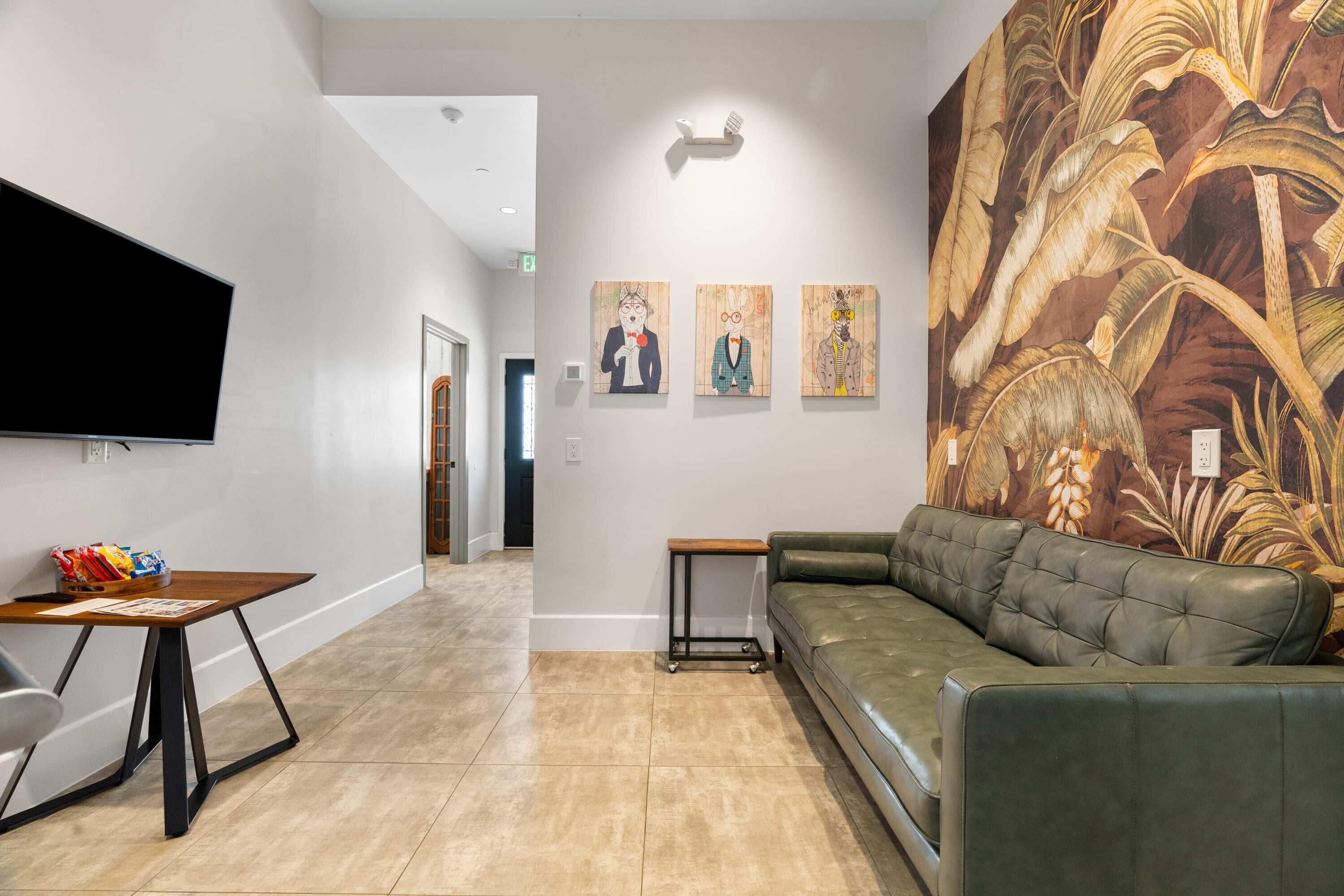 Televisie en een kantoor