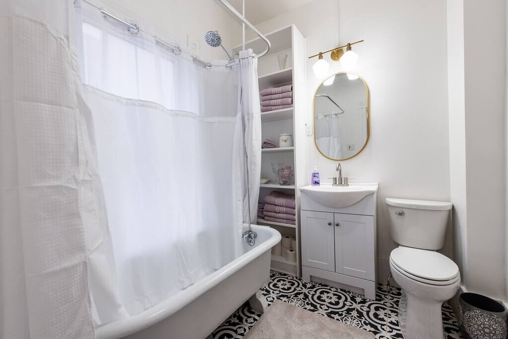 Shower, hair dryer