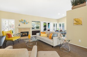 TV connectée, cheminée