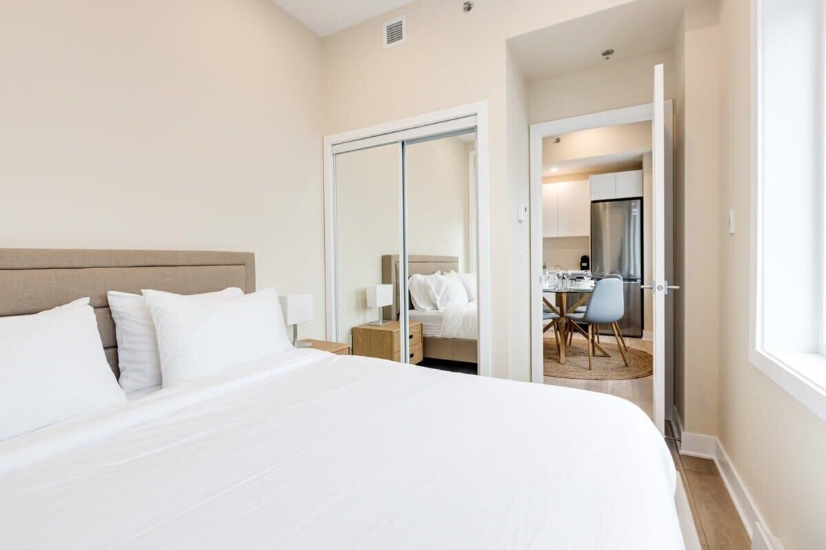 2 slaapkamers, een strijkplank/strijkijzer, wifi, beddengoed