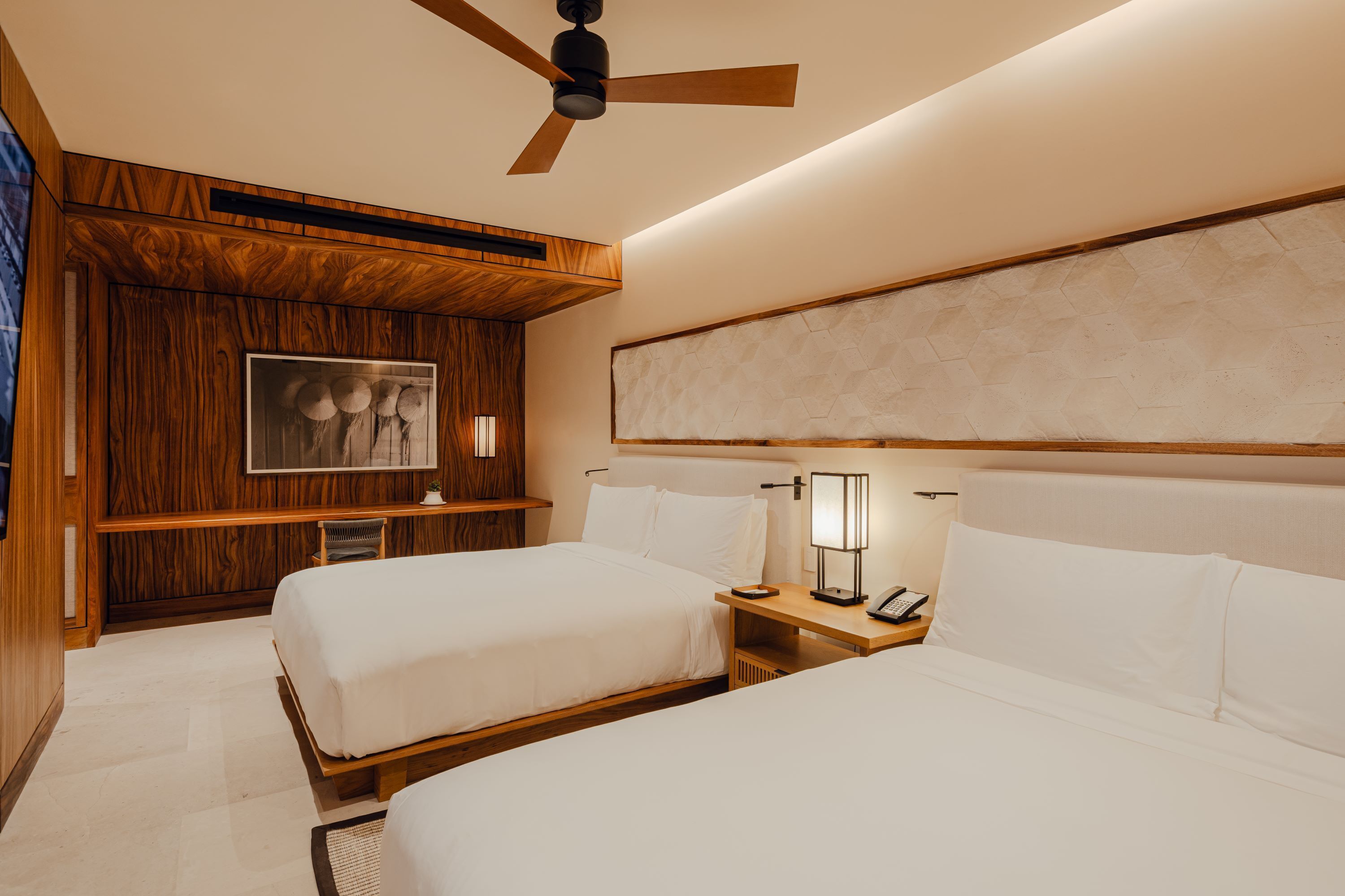 Asahi Two Bedrooms apartment | 高档床上用品、迷你吧、客房内 保险箱、熨斗/熨衣板