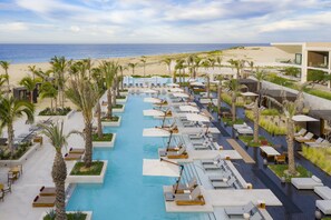 4 outdoor pools, sun loungers - Nobu Residences Los Cabos (Cabo San Lucas)