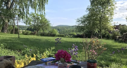 Quaint vacation home with ponies in the Rhön biosphere reserve 