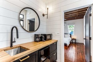 1 bedroom, iron/ironing board, travel crib, WiFi