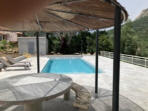 Outdoor pool, a heated pool - Air-conditioned villa - 4 bedrooms - heated pool - near beaches & river (SAINTE LUCIE DE PORTO VECCHIO)
