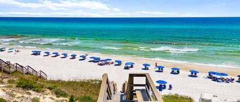 Beach nearby, white sand