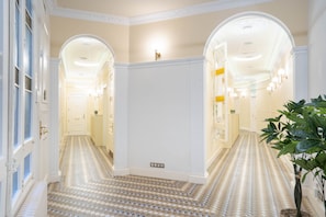 Interior entrance
