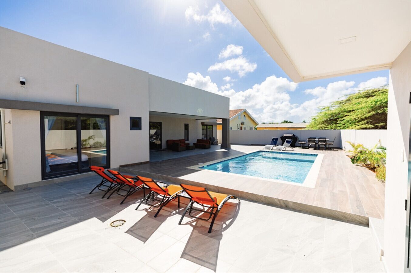 Alberca al aire libre 