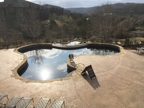 Piscina coperta, una piscina riscaldata