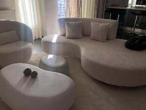 Executive Apartment | Living area - Kallithea Vip Suite  (Kallithea)
