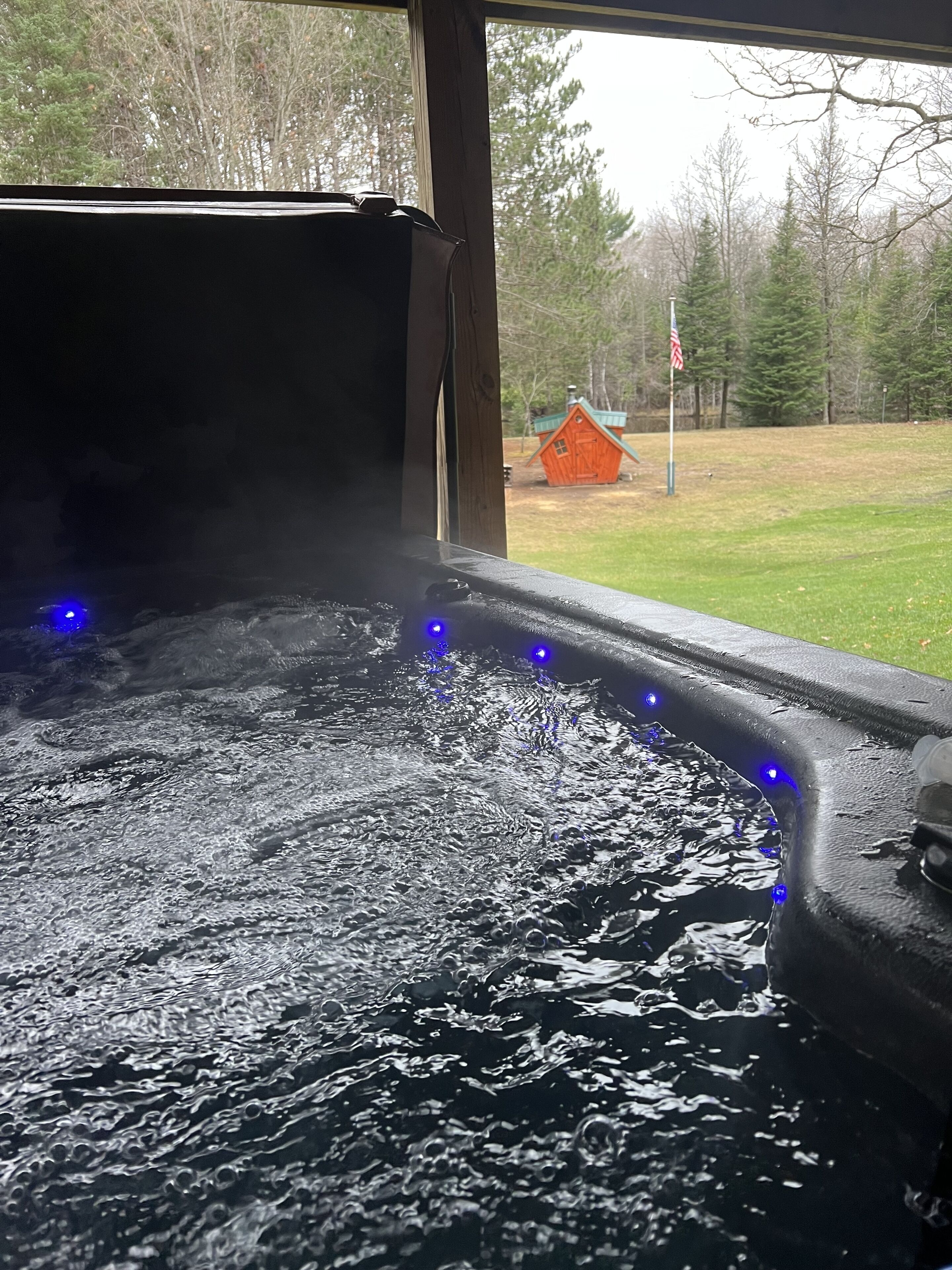 Bain à remous extérieur