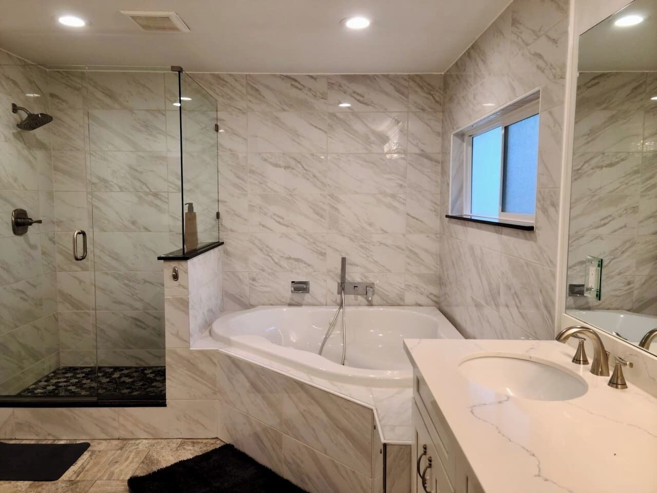 Hair dryer, towels