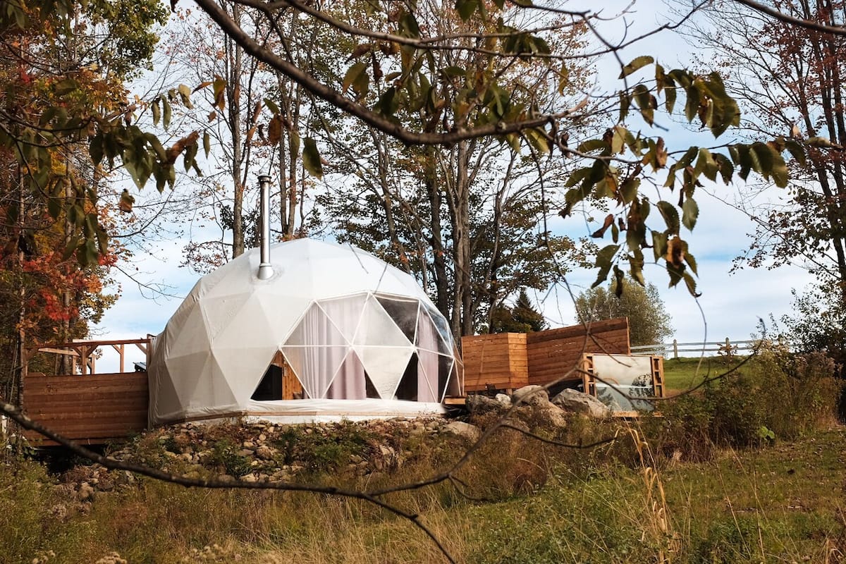 Tenda panoramica | 1 camera, biancheria da letto di alta qualità, materassi Select Comfort