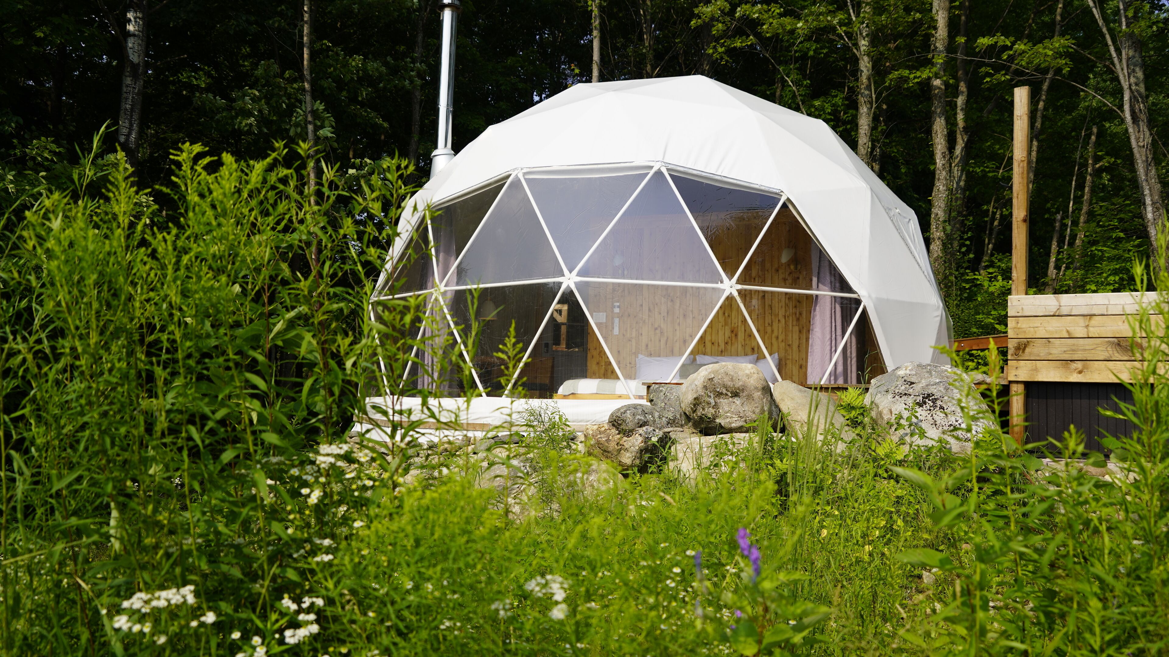 Façade de l’hébergement