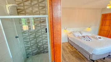 Quarto casal | Frigobar, Wi-Fi de cortesia, roupa de cama