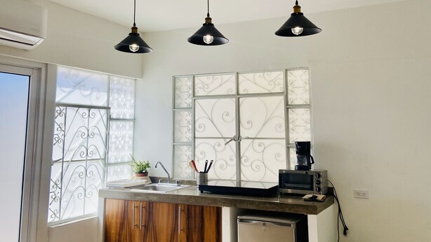 Basic Studio | Private kitchen - Pelicanos Apartments (La Paz)