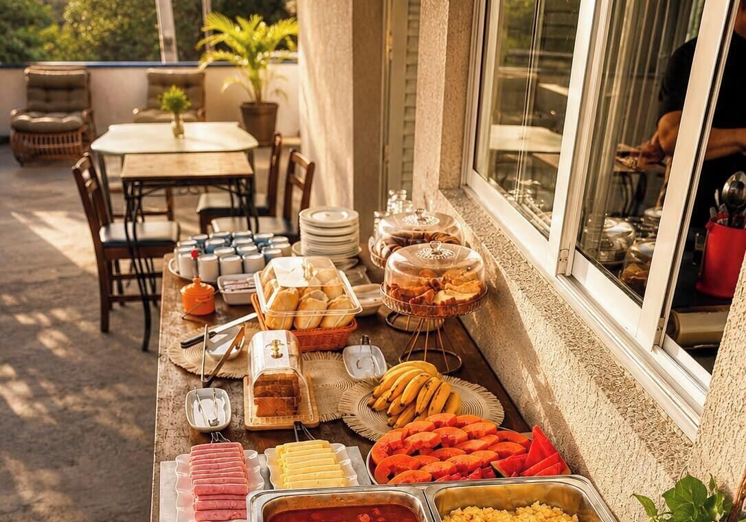 Frokostbuffé er inkludert hver dag
