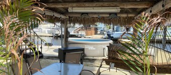 Bayside Cottage with Dock and boat
