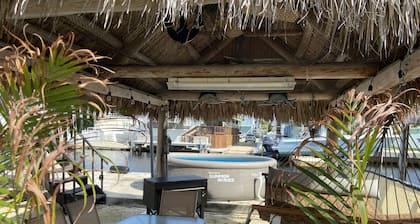 Bayside Cottage with Dock and boat