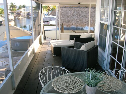 Bayside Cottage with Dock and boat