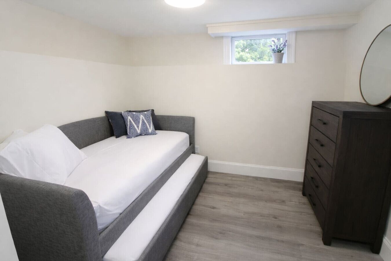 Desk, iron/ironing board, travel cot, free WiFi