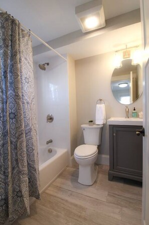 Hair dryer, towels