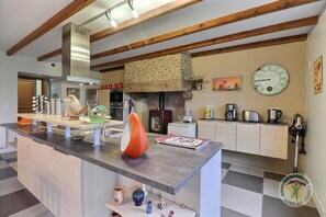 Fridge, microwave, oven, stovetop - La Petite Prairie - Baguer Morvan (BAGUER MORVAN)