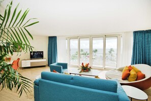 Loftsleilighet, 2 soverom, 2 bad, havutsikt | Allergitestet sengetøy, safe på rommet og strykejern/-brett