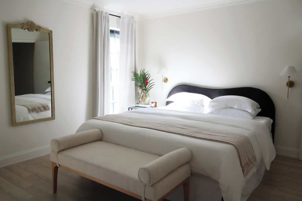 2 bedrooms, iron/ironing board, travel crib, WiFi