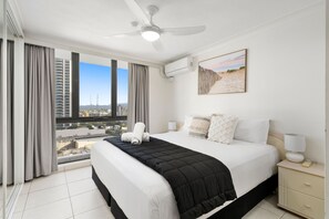 2 slaapkamers, een strijkplank/strijkijzer, gratis wifi, beddengoed