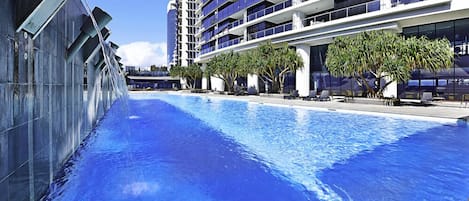 Indoor pool, a heated pool