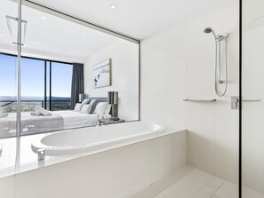 Hair dryer, towels