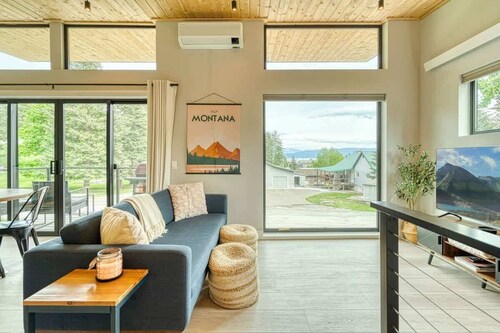 Modern Retreat with Game Room and Lake Views