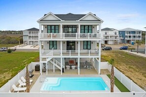 Exterior - It's A Good Life by Brunswick Vacation Rentals: New 6BR w/ Pool, Spa, Near Beach (Ocean Isle Beach)