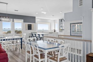Dining - Genuine by Brunswick Vacation Rentals: Oceanfront w/ Heated Pool & Great Views (Holden Beach)