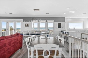 Dining - Genuine by Brunswick Vacation Rentals: Oceanfront w/ Heated Pool & Great Views (Holden Beach)