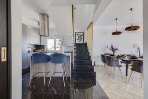 Dining - Modern Villa Grigia with pool (Radošinovci)