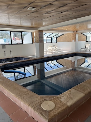 Indoor pool, outdoor pool