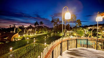 Front of property – evening/night