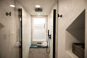 Hair dryer, towels